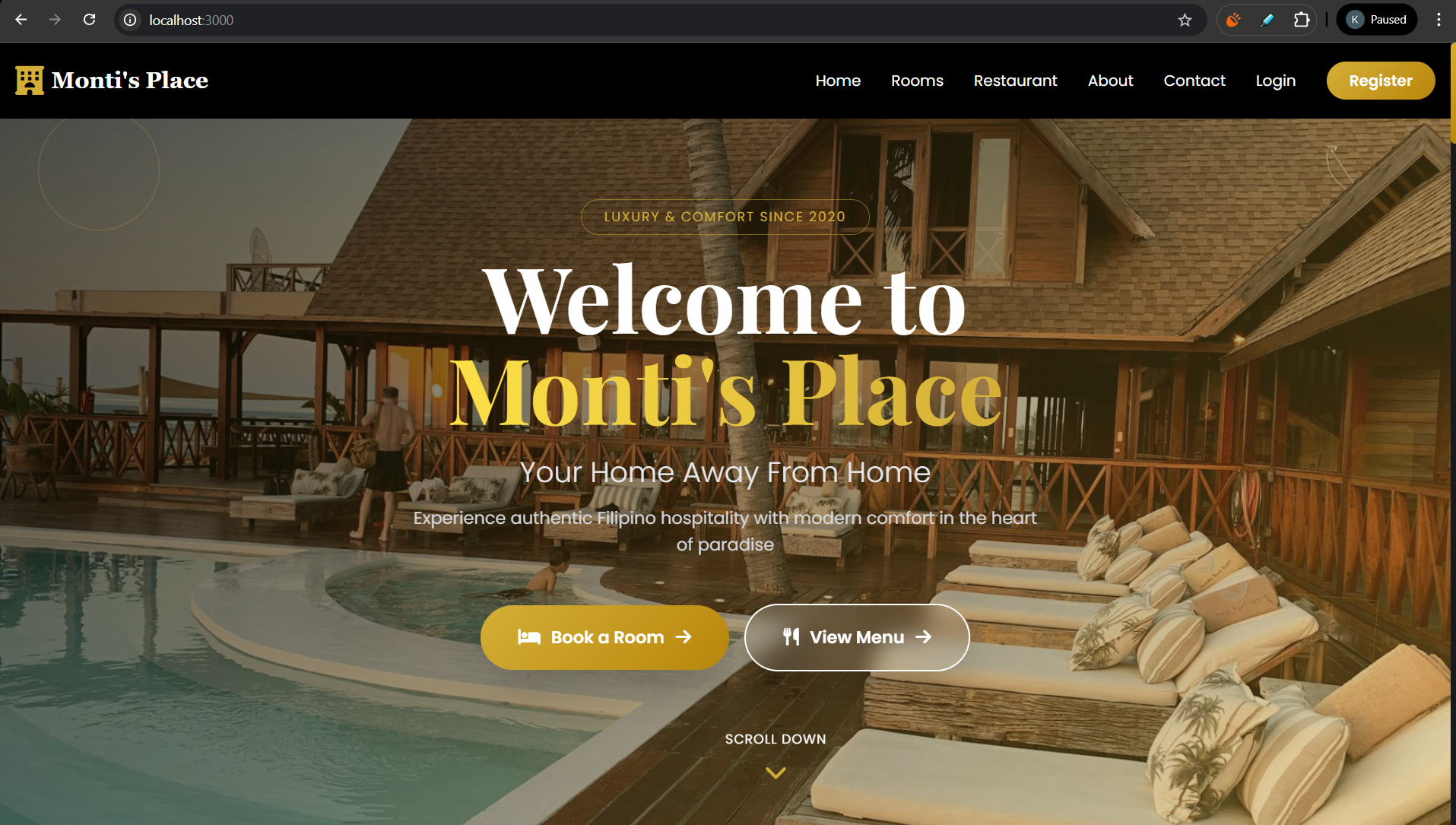 Hotel & Restaurant Booking and Ordering System